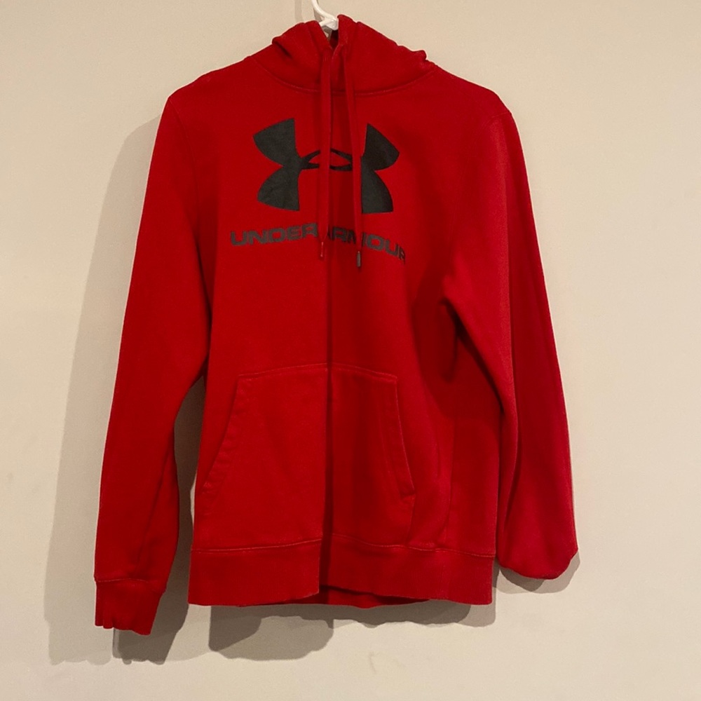 Under Armour hoodie red.